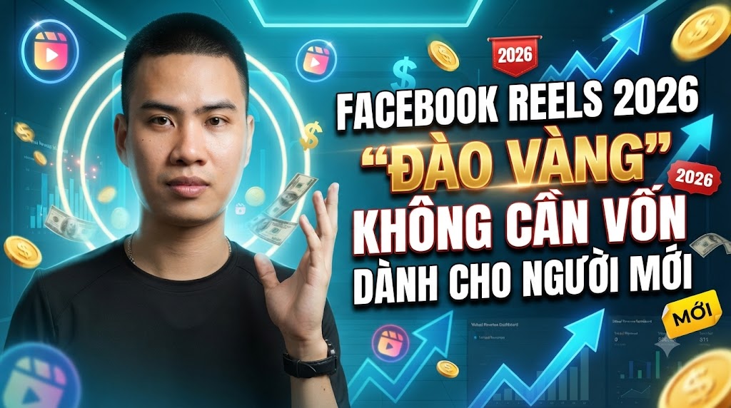 Facebook Reels 2026: Chiến lược "đào vàng" không cần vốn lớn cho người mới bắt đầu